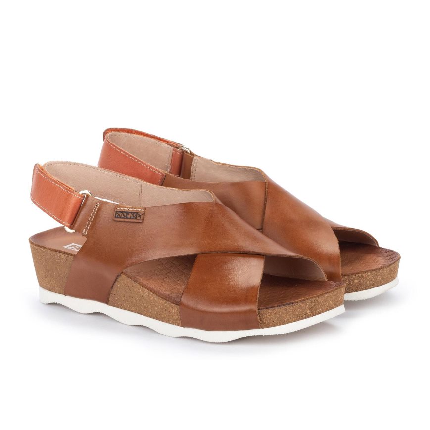 Women's Pikolinos MAHON Sandals Brown | NZ D07Q532